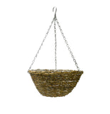 Ambassador Rattan Hanging Basket 12", 14", 16" Stylish and Durable Planters for Outdoor/ Indoor Use