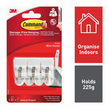 Command Kitchen Utensil Hooks with Command Adhesive Strips - Small, White