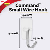 Command Kitchen Utensil Hooks with Command Adhesive Strips - Small, White