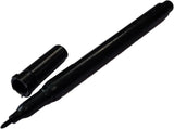 2x Garden Marker Pen Ambassador Black Fine Tip Permanent Waterproof