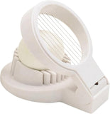 KitchenCraft Egg Slicer, Multifunctional Egg Cutter, Plastic with Stainless Steel Wire, 12 x 9 x 4 cm, White