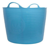 38L Large Red Gorilla Tub Trug Flexible Storage Carrying Bucket Pet Food Garden