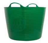 38L Large Red Gorilla Tub Trug Flexible Storage Carrying Bucket Pet Food Garden