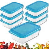 Food Storage Container With Lid Airtight Rectangle Strong Non-Leak Reusable
