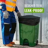Heavy Duty Wheelie Bin Liners Strong 240L Refuse Sacks Rubbish Bag Black