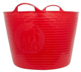 38L Large Red Gorilla Tub Trug Flexible Storage Carrying Bucket Pet Food Garden