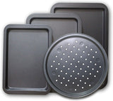 KasaBona Premium Bakeware Non Stick Baking Roasting Cooking Oven Tray Set