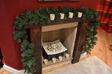 2 x Plain Pine Tree Christmas Garland Fireplace Hanging Party Decor 270cm x 20cm