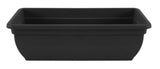 Winchester Bellpot Trough Plastic Plant Pot Long  Planter Outdoor Garden Window Herb Flower Box Garden Ebony  Suitable For External Use Home Greenhouses Patios Balconies Ideal Present 46cm - 60cm
