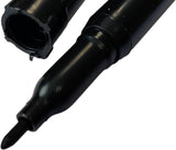 2x Garden Marker Pen Ambassador Black Fine Tip Permanent Waterproof