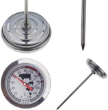 Brannan Meat Thermometer Easy to Read Dial Food Probe For Use in Kitchen Air Fryer Oven Cooking For Food