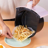 Sealapack Disposable Air Fryer Liners Square, Round 40 Pack Mess-Free Cooking, Non-Sticky – Perfect for Baking, Roasting & Reheating a variety of foods – 20cm