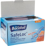 Bacofoil Safeloc Double Seal Freezer Food Bags 17cm x 17cm 216 Small Bags for Kitchen, Food Storage Container for Cooking & Meal Prep, Utensils