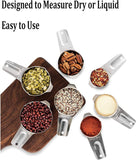 Tala Stainless Steel KitchenCraft Measuring Cups, Set of 4, Measurements in Millilitres and Cups, Nest Neatly for Storage,Baking, Cooking Metallic Silver