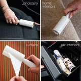 Korbond Mini & Full Size Lint Roller Bundle - Pet Hair Remover Rollers - 30 Sheet Mini & 49 Sheet Full Size