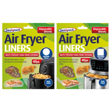 Sealapack Disposable Air Fryer Liners Square, Round 40 Pack Mess-Free Cooking, Non-Sticky – Perfect for Baking, Roasting & Reheating a variety of foods – 20cm