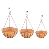 Ambassador Hanging Basket With Coco Liner 12", 14", 16"