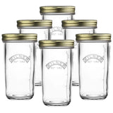 Kilner Canning Glass Jars 6pc Wide Mouth Containers Preserve Jars 500ml