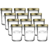 Kilner Canning Glass Jars 6pc Wide Mouth Containers Preserve Jars 350ml