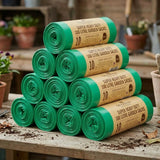Heavy Duty Green Bin Bags Roll For Garden Waste Sacks Rubbish Grass Refuse 100L