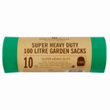 Heavy Duty Green Bin Bags Roll For Garden Waste Sacks Rubbish Grass Refuse 100L
