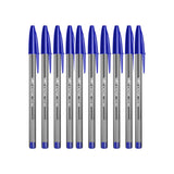 BIC Cristal Medium BallPoint Pens Smudge-free 1.0MM Biros Blue Pen Office
