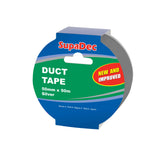 SupaDec 48mm x 50m Duct Tape Black, Silver, White