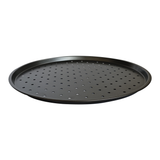 Non Stick Pizza Tray 12 Inch – Heavy-Duty Stainless Stee Round Pizza Baking Pan, Durable Oven Pizza Plate for Homemade Pizza, Flatbreads & Baking Easy Clean, Durable & Rust-Resistant - 33cm