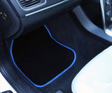 4PCS Universal PVC Backed Velour Car Carpet & Rubber Mat Extreme Set - Non Slip Mats