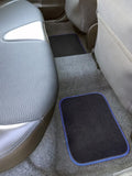 4PCS Universal PVC Backed Velour Car Carpet & Rubber Mat Extreme Set - Non Slip Mats