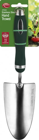 Ambassador Soft Grip Stainless Steel Garden Hand Trowel