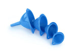Chef Aid 4 Funnels  Oil Set - Kitchen Funnel Set | Kit for Filling Bottles ,Easy To Clean Kitchen Supplies for Transferring Jam, Dry Ingredients