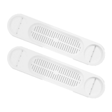 Supreme Pure White Plastic Bath Shower Rack with 3 Compartments for Soap etc
