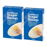 Sugar Soap 450g – Wall Cleaner & Painting Preparation Solution | Multi-Surface Degreaser Removes Grease & Grime | Ready-to-Use Household Cleaner