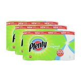 Plenty The Original One Triple Pack Kitchen Roll White 300 Sheets Per Pack  2 ply Sheets Paper Towels Sheets
