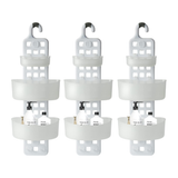 Adjustable Plastic Hanging Shower Caddy - Slate