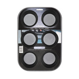 6 Cup Deep Muffin Pan - Non-Stick - 32cm Easy to Clean
