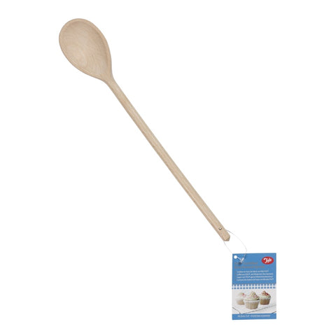 Tala Waxed Wooden Spoon, Measures 30.5 cm and ideal for all cooking tasks, Ideal for use with non-stick cookware,Beige
