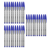 BIC Cristal Medium BallPoint Pens Smudge-free 1.0MM Biros Blue Pen Office