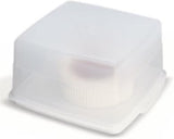 Addis Cake Seal Tight Tray Box Store Container Clear & White, 14 litres