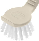 Addis Round Pot Dish Brush Washing Up Multi Clean Kitchen Tool Linen 5x4x21cm