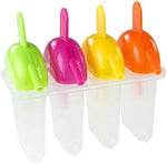 Chef Aid Sipper-Style Plastic Ice Lolly Moulds Set - Multi-Colour (Set of 4)