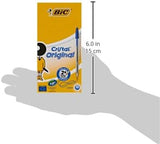 BIC Cristal Original Ballpoint Pens, Medium Point (1.0 mm) Every-Day Writing Pen