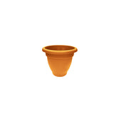 Winchester Round Planter 20cm - 40cm Ebony & Terracotta