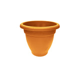 Winchester Round Planter 20cm - 40cm Ebony & Terracotta