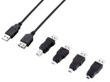 Ross 5-in-1 USB Connection Cable Kit, Black