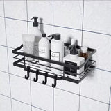3-Pack Corner Shower Caddy - No Drill, Rustproof Stainless Steel, Black Organiser Racks