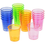 Chef Aid Plastic Shot Glasses Multi-color (Pack of 20)