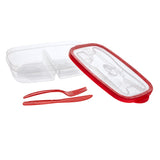 Heat & Eat Lunch Box With Cutlery Assorted Colours