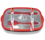Heat & Eat Lunch Box With Cutlery Assorted Colours